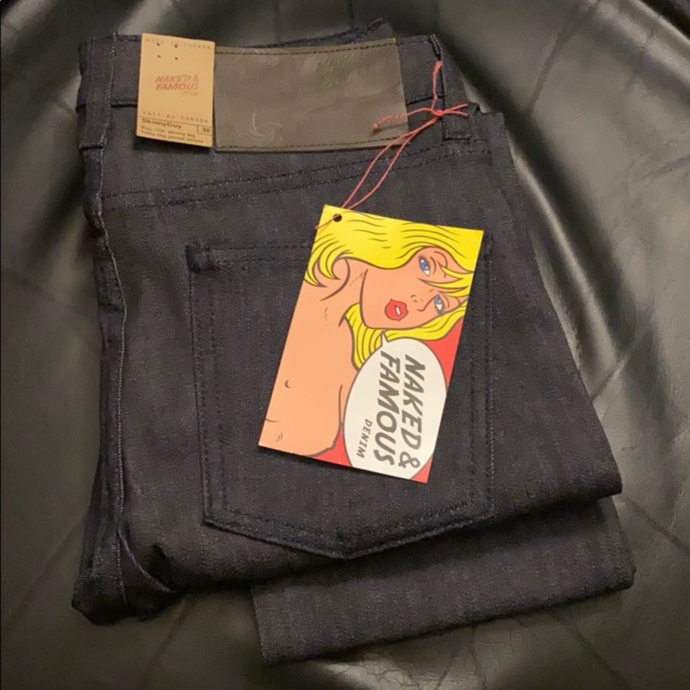Naked and Famous slim Jean 30/34 brand new
